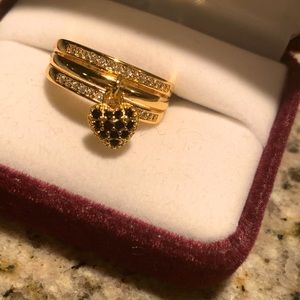 🤩🖤14k GOLD FILLED ETERNAL PARTY BAND RING”🤩🖤👌